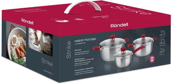 Набор посуды Rondell Strike RDS-817 6 предметов