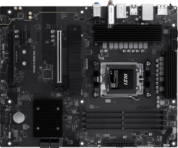 Материнская плата MSI PRO B850-S WIFI6E Socket AM5 AMD B850 4xDDR5 ATX AC`97 8ch(7.1) 2.5Gg RAID+HDMI+DP