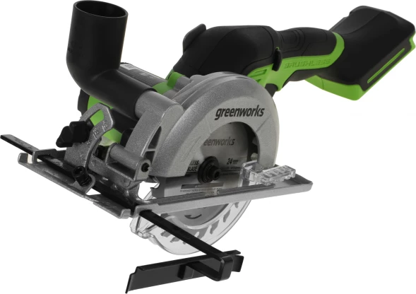 Циркулярная пила (дисковая) Greenworks G24MCS (ручная) D диска.:120мм (1501207)