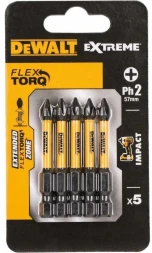 Набор бит DeWalt DT7998T-QZ универсал. (5пред.) для шуруповертов/дрелей