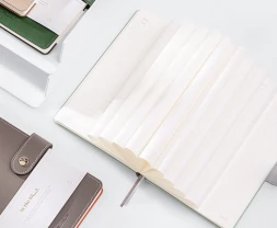 Блокнот Deli NUSIGN NS299 A5 искусст. кожа 120л твердая обложка ассорти