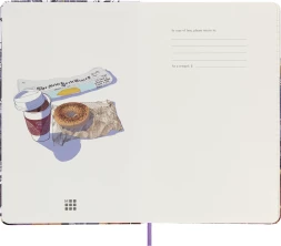 Блокнот Moleskine LIMITED EDITION I AM NEW YORK LEQP060IAMNY Large 130х210мм 240стр. слоновая кость страницы линейка твердая обложка белый