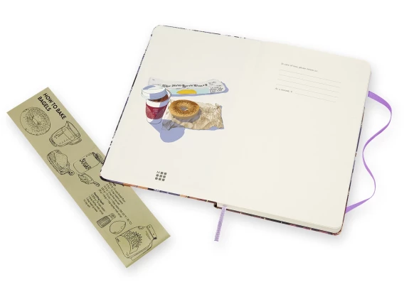 Блокнот Moleskine LIMITED EDITION I AM NEW YORK LEQP060IAMNY Large 130х210мм 240стр. слоновая кость страницы линейка твердая обложка белый