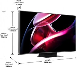 Телевизор LED Hisense 65&amp;quot; 65UXKQ темно-серый 4K Ultra HD 120Hz DVB-T DVB-T2 DVB-C DVB-S DVB-S2 USB WiFi Smart TV