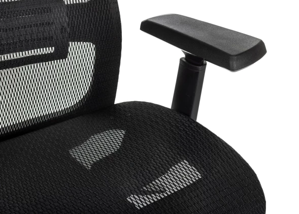 Кресло руководителя Бюрократ MC-912-H черный сетка с подголов. крестов. металл хром