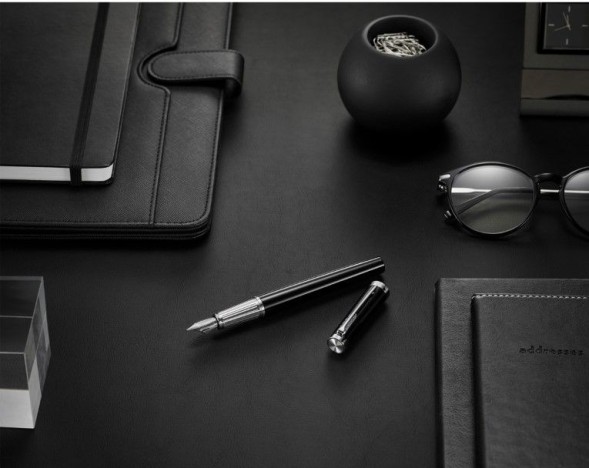 Ручка перьев. Parker Ingenuity Core F570 (2181994) Black СT F сталь нержавеющая подар.кор.