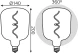 Лампа филам. Gauss Filament V140 5Вт цок.:E27 шар 220B 1800K св.свеч.бел.теп. (упак.:1шт) (1008802105)