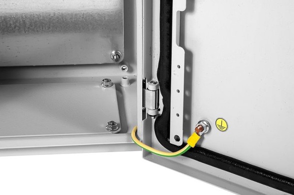Шкаф электротехнический Elbox EMW-800.600.210-1-IP66 настенный 800мм 600мм 210мм несъемн.бок.пан. 150кг серый
