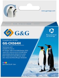 Картридж струйный G&amp;amp;G GG-CH564H многоцветный (18мл) для HP DJ 1050/2050/2050s