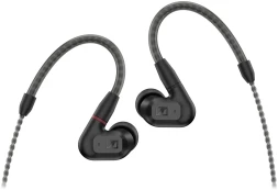Наушники внутриканальные Sennheiser IE 200 1.2м черный проводные крепление за ухом (IE 200 BLACK)