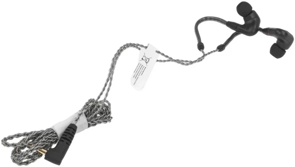 Наушники внутриканальные Sennheiser IE 200 1.2м черный проводные крепление за ухом (IE 200 BLACK)