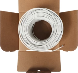 Кабель сетевой информационный Suprlan 01-0332-1 кат.5E UTP 4 пары 24AWG PVC внутренний 100м серый