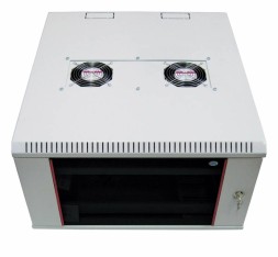 Шкаф коммутационный ЦМО (ШРН-М-12.500) настенный 12U 600x520мм пер.дв.стекл 130кг серый 456мм 21.6кг 180град. 610мм
