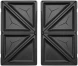 Вафельница Vitek VT-2628 800Вт черный/серебристый