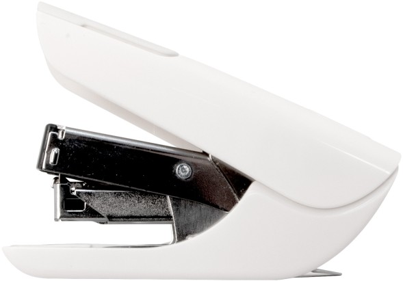 Степлер Kw-Trio 0556B-WHT Mini Air touch 24/6 26/6 (20листов) белый 50скоб пластик закрытый коробка