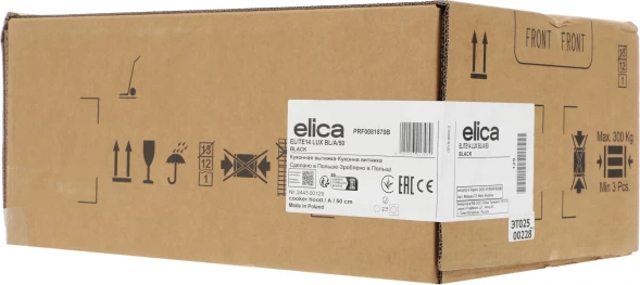 Вытяжка встраиваемая Elica Elite 14 Lux BL/A/50 черный управление: кнопочное (1 мотор)