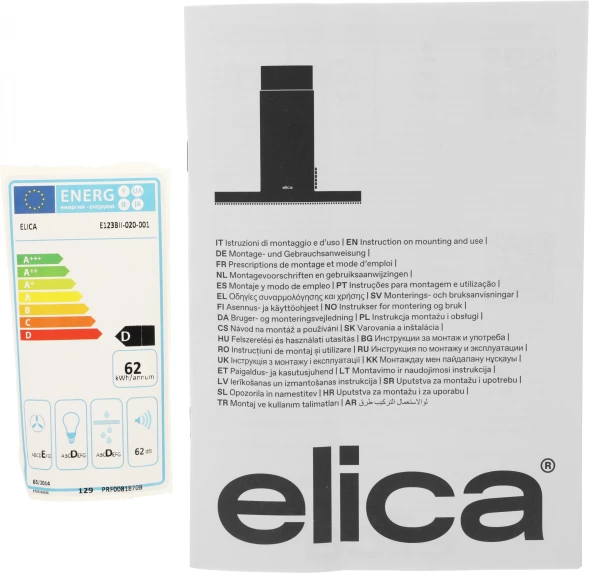 Вытяжка встраиваемая Elica Elite 14 Lux BL/A/50 черный управление: кнопочное (1 мотор)