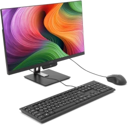 Моноблок Digma Action 21.5" Full HD N95 (1.7) 8Gb SSD256Gb UHDG 600 CR Windows 11 Pro GbitEth WiFi BT 60W клавиатура мышь Cam черный 1920x1080