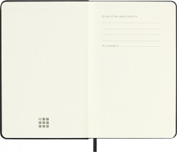 Еженедельник Moleskine CLASSIC WKLY VERTICAL Pocket 90x140мм 144стр. черный