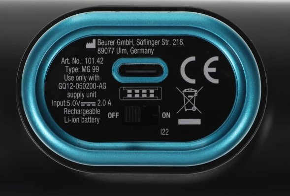 Массажер Beurer MG99 Limited Edition 26Вт черный (101.42)