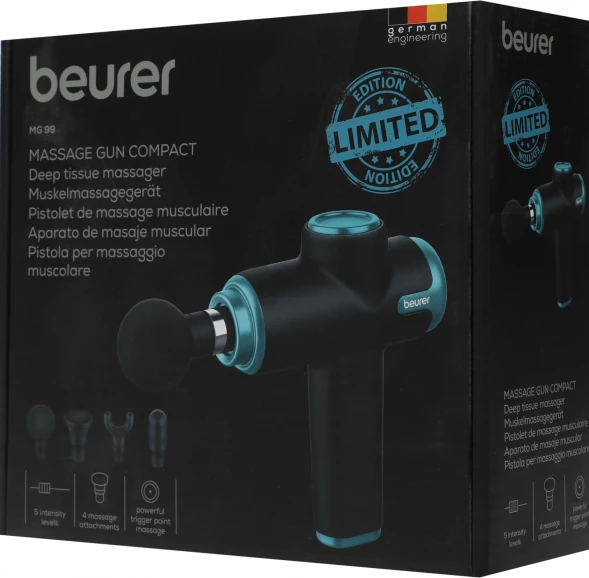 Массажер Beurer MG99 Limited Edition 26Вт черный (101.42)