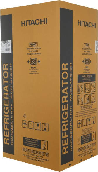 Холодильник Hitachi R-V660PUC7-1 BSL 2-хкамерн. серебристый бриллиант глянц. инвертер