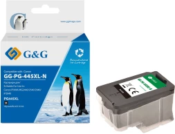 Картридж струйный G&amp;amp;G GG-PG-445XL-N PG-445 черный (15мл) для Canon PIXMA MG3040/2545S/2440/2940/2540/2540S;iP2840;MX494;TS204/3140/3440;TR4540/3340/4640