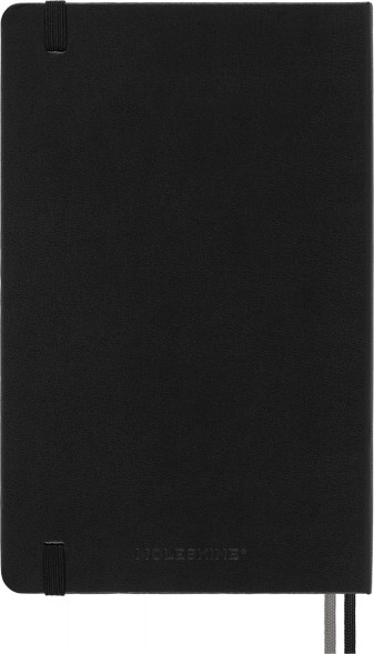 Блокнот Moleskine CLASSIC EXPENDED QP060EXP Large 130х210мм 400стр. линейка твердая обложка черный