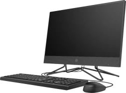 Моноблок HP 200 G4 21.5&amp;quot; Full HD i5 1235U (1.3) 16Gb SSD512Gb Iris Xe DVDRW CR FreeDOS GbitEth WiFi BT 65W клавиатура мышь Cam черный 1920x1080