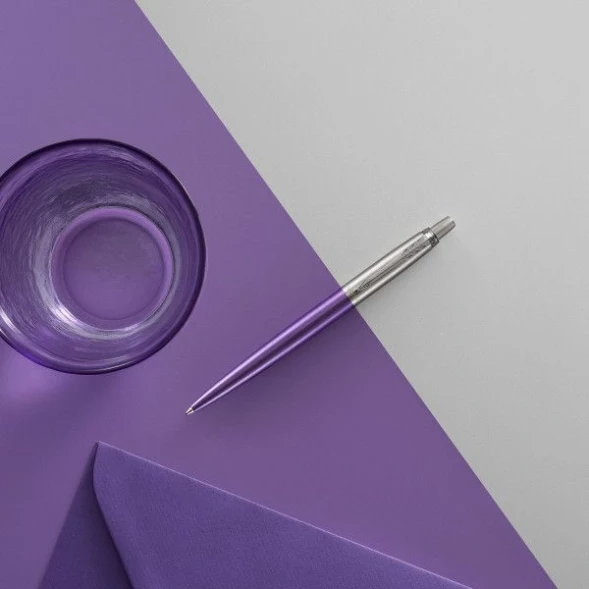 Ручка шариков. Parker Jotter Core K63 (1953190) Victoria Violet CT M син. черн. подар.кор.