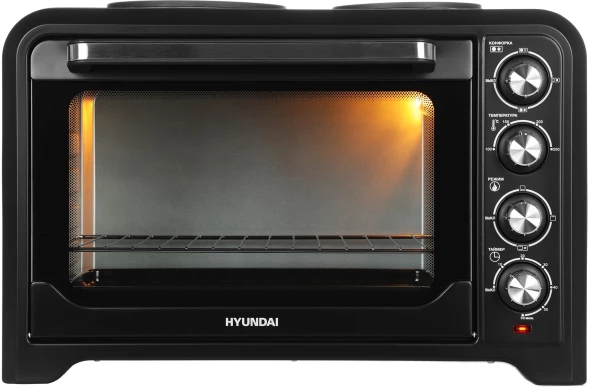 Мини-печь Hyundai MIO-HY098 42л. 1600Вт черный