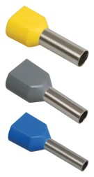 Наконечник IEK НГИ2 1,0-10 дл.17.2мм желтый/серый (упак.:100шт) (UTE10-D2-3-100)