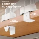 Кронштейн для мониторов Onkron G160 BW черный/белый 13&amp;quot;-32&amp;quot; макс.20кг настольный поворот и наклон верт.перемещ.