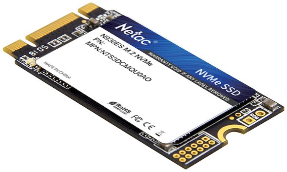 Накопитель SSD Netac PCIe 3.0 x2 128GB NT01N930ES-128G-E2X N930ES M.2 2242