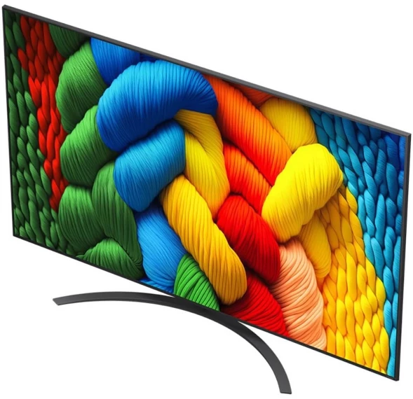 Телевизор LED LG 86&amp;quot; 86NANO81A6A.ARUG черный 4K Ultra HD 60Hz DVB-T DVB-T2 DVB-C DVB-S DVB-S2 USB WiFi Smart TV