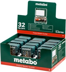 Набор бит Metabo 626700000 (32пред.) для шуруповертов/дрелей