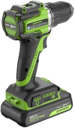 Дрель-шуруповерт Greenworks DD345 аккум. патрон:быстрозажимной (3708307)