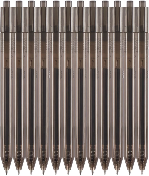 Набор ручек гелев. автоматическая Silwerhof NG Standart d=0.5мм черн. черн. кор.карт. (12шт)