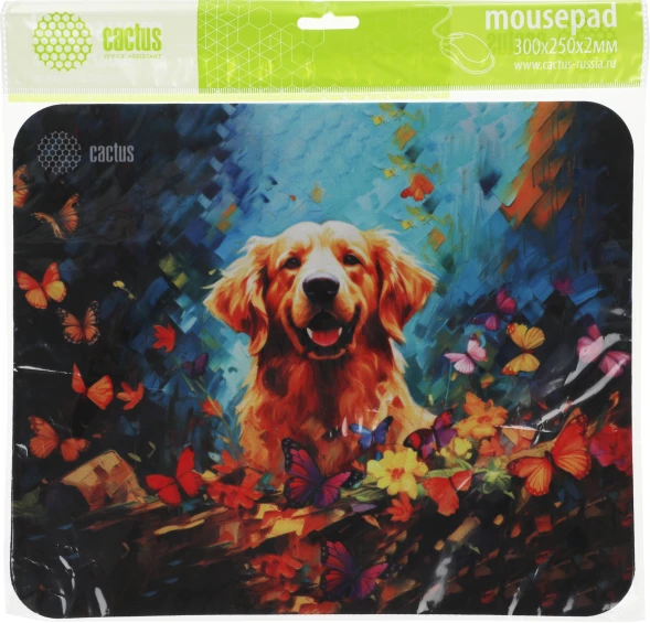 Коврик для мыши Cactus Dog рисунок 300x250x3мм (CS-MP-D16M)