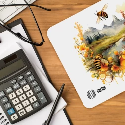 Коврик для мыши Cactus Honeybee 220x180x2мм (CS-MP-P09XS)