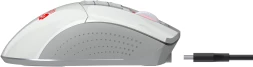 Мышь A4Tech Bloody R90 Plus белый оптическая 5000dpi беспров. USB 7but (R90 PLUS GREUISH WHITE)