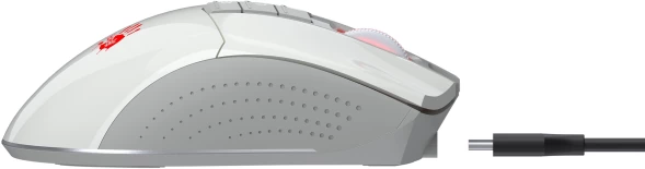 Мышь A4Tech Bloody R90 Plus белый оптическая 5000dpi беспров. USB 7but (R90 PLUS GREUISH WHITE)