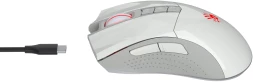 Мышь A4Tech Bloody R90 Plus белый оптическая 5000dpi беспров. USB 7but (R90 PLUS GREUISH WHITE)