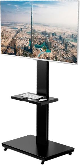 Подставка для телевизора Holder PR-106 черный 26&amp;quot;-70&amp;quot; макс.45кг напольный наклон