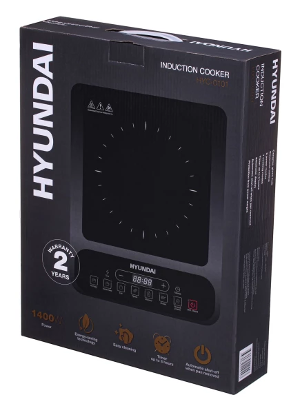 Настольная индукционная плита Hyundai HYC-0101 1400 Вт стеклокерамическая