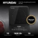 Настольная индукционная плита Hyundai HYC-0101 1400 Вт стеклокерамическая