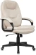 Кресло руководителя Бюрократ CH-668 светло-бежевый Holland 06 крестов. пластик