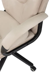 Кресло руководителя Бюрократ CH-668 светло-бежевый Holland 06 крестов. пластик
