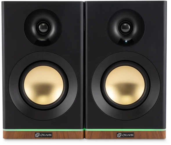 Колонки Оклик OK-605A 2.0 черный 60Вт BT
