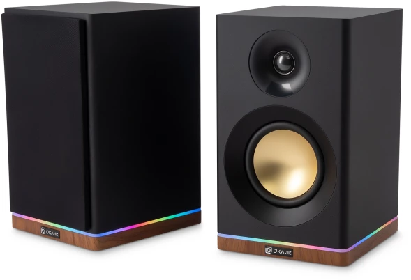 Колонки Оклик OK-605A 2.0 черный 60Вт BT